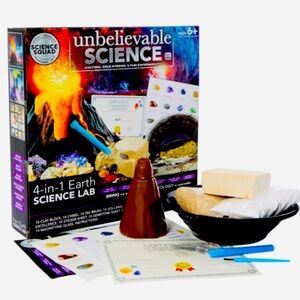 NIB Unbelievable Science 4-in-1 Earth Science Geology Lab. Fun & Educational